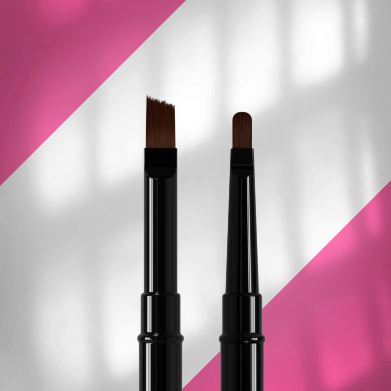 EXPERT pincel doble cara para gel 7 mm / para gel 9 mm