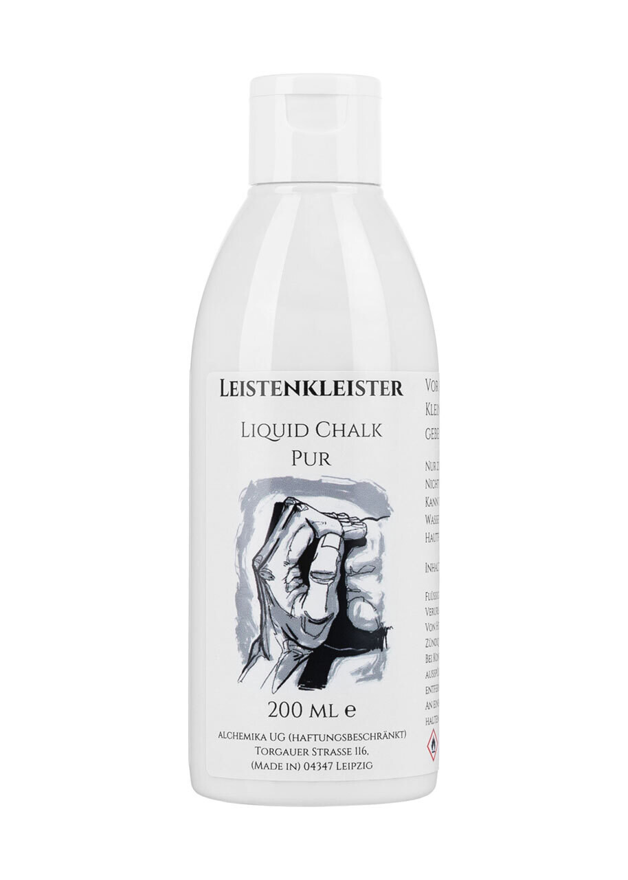 Freunde-Angebot: Leistenkleister – 
Liquid Chalk. pur. – 200 ml 
(3 Stück, inkl. 75 Ct Pfand)