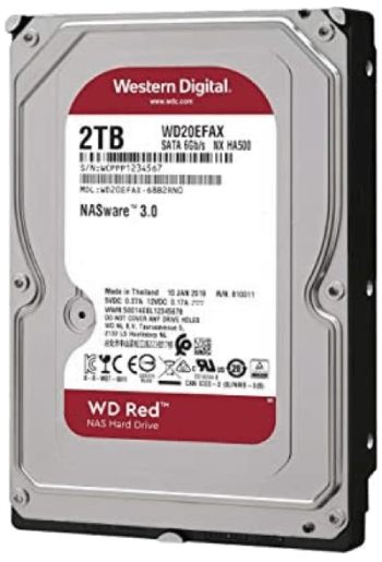 WD Red WD20EFAX  2 TB  sata 3,5 HDD