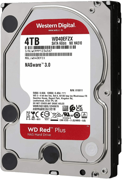 HDD 4 TB 3,5 WD Red WD40EFZX