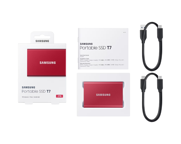 Portable SSD T7  USB 3.2 2 TB