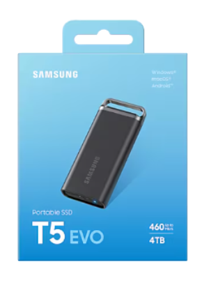 SAMSUNG T5 EVO PORTABLE SSD 4TB