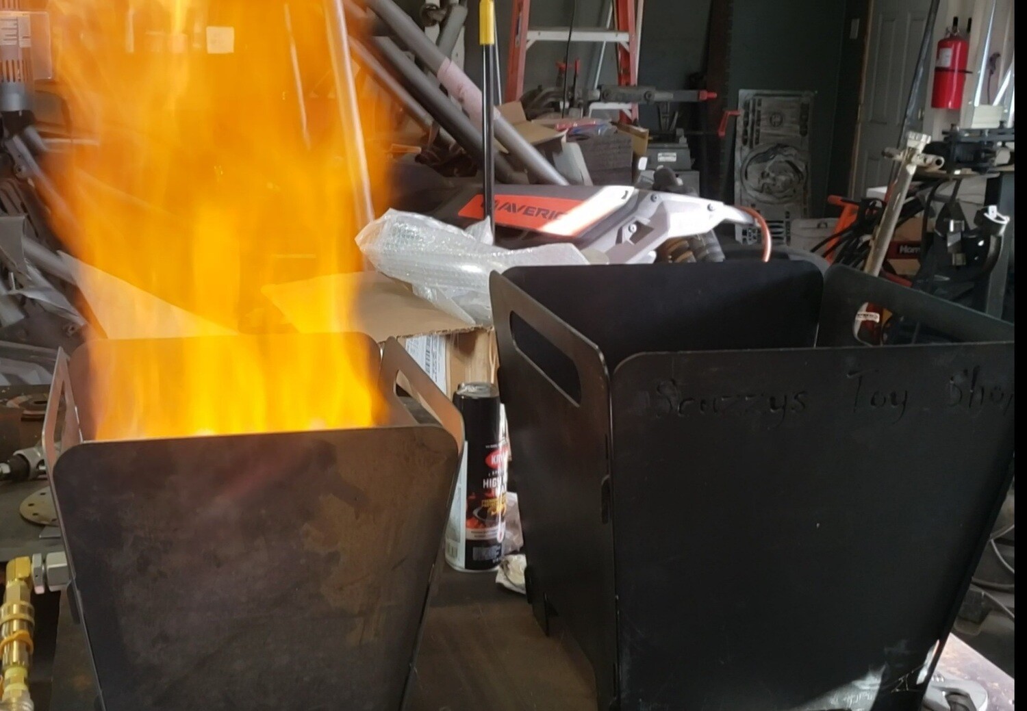 The "Mini" Flame Thrower Fire Pit