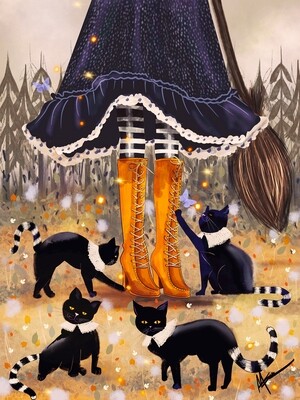 Los gatos de la bruja