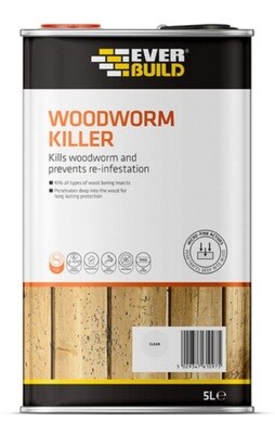 Woodworm Killer-Clear-5ltr