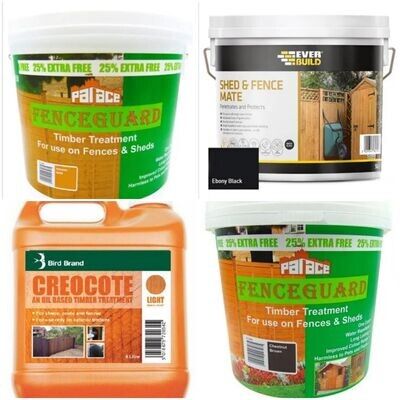 GARDEN PAINTS/STAINS AND WOOD TREATMENTS