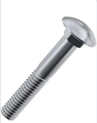 CARRIAGE BOLTS M6-10 PACK