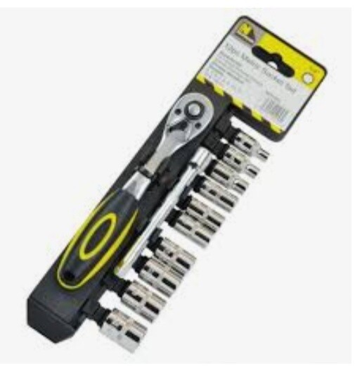 12 piece metric socket set-1/4 inch