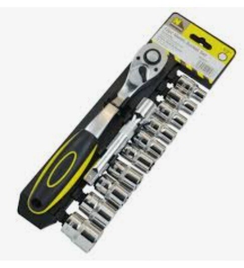 12 pc Metric Socket Set-1/2 inch