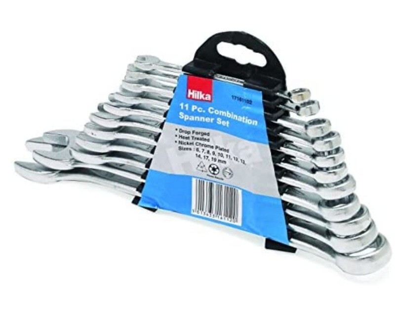 11 PIECE COMBINATION SPANNER SET