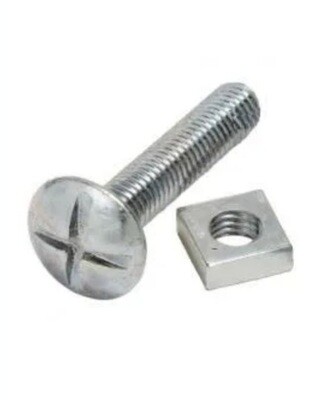 ROOFING BOLTS WITH SQUARE NUT-VARIOUS SIZES