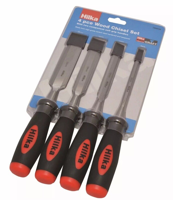 4 PIECE HILKA CHISEL SET