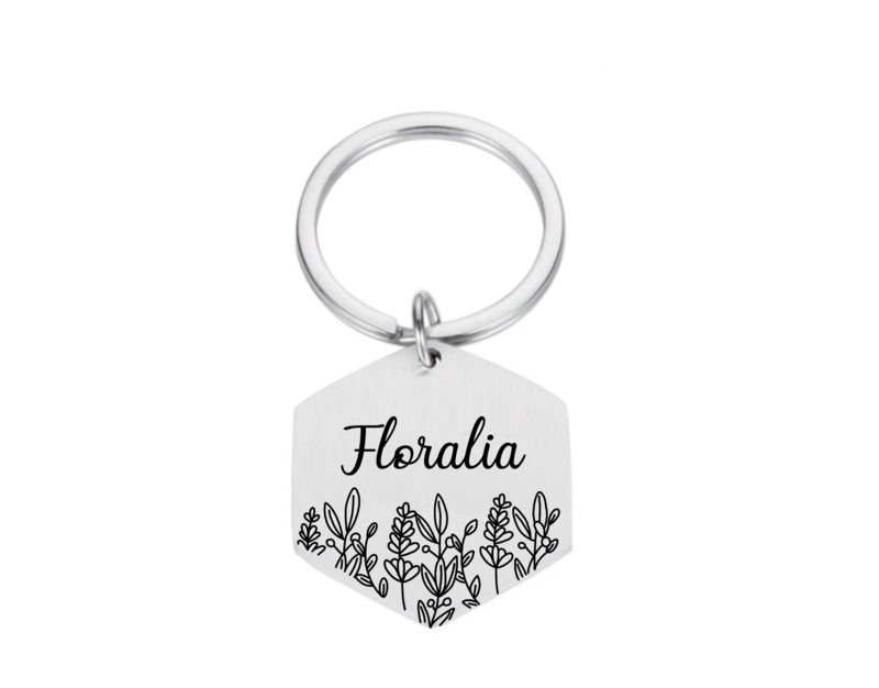 Pet tag, FLORALIA