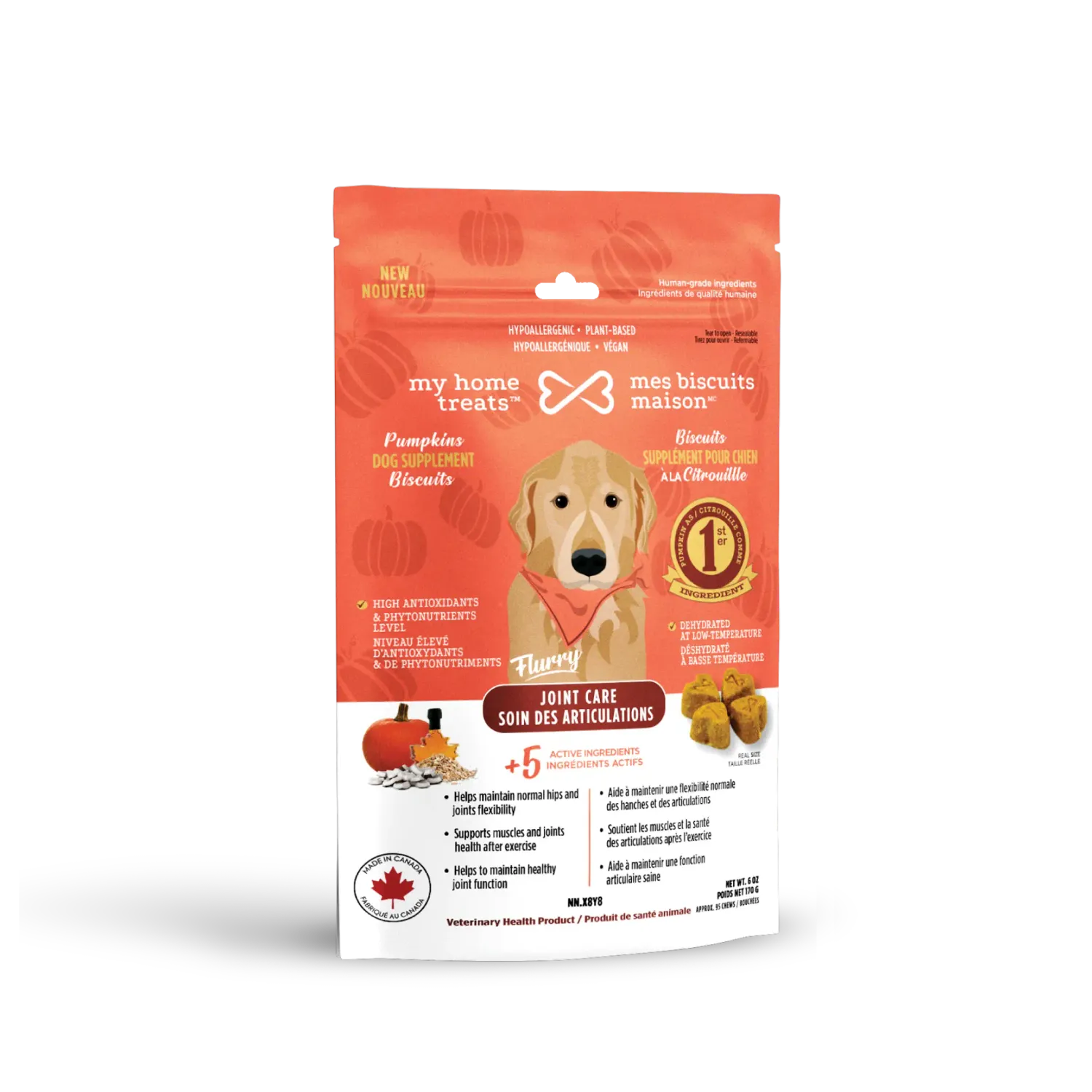 Joints dog supplement with pumpkins - 170g