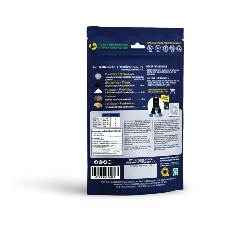 Supplément digestion + pour chien aux bleuets - 170g