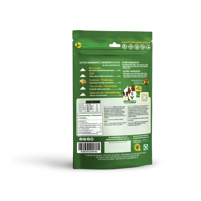 Supplément mobilité pour chien aux bananes - 170g