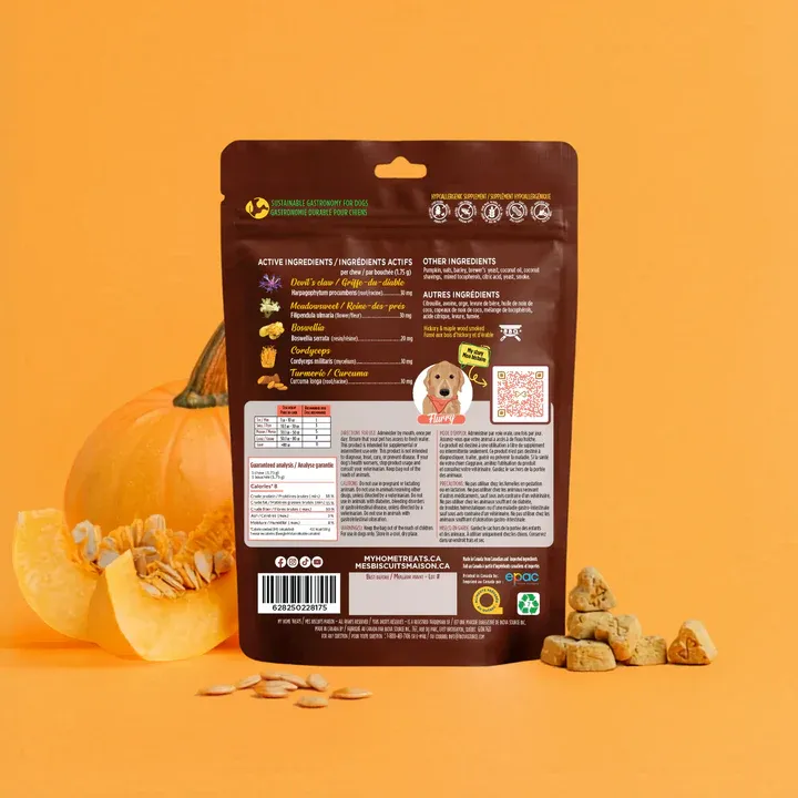 Supplément anti-inflammatoire naturel pour chien — Soulagement articulaire - 170g