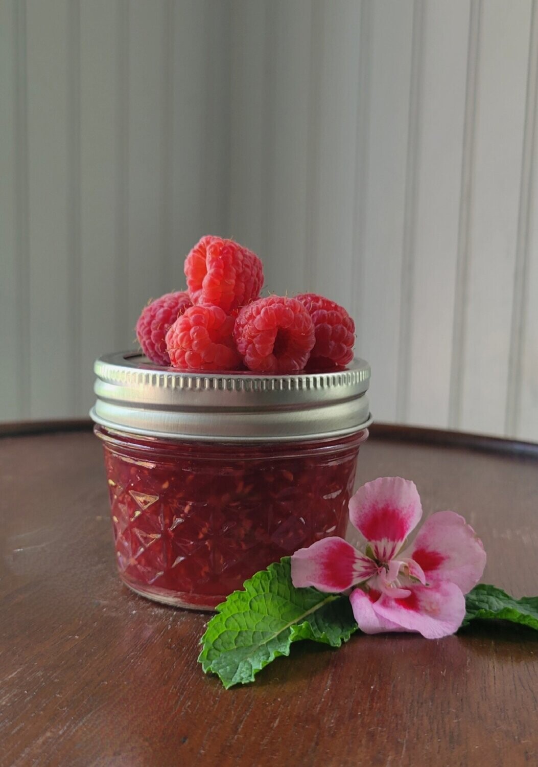 Raspberry  Rhubarb jam 4oz