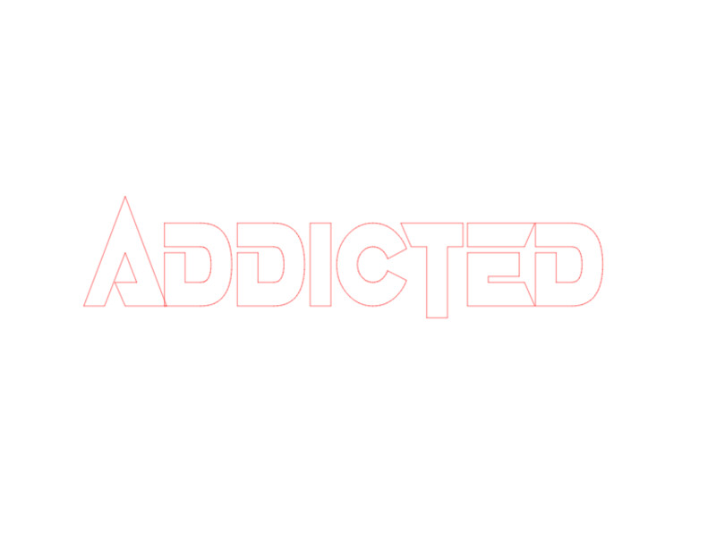 BACK2BASICS SMALL ADDICTED STICKER