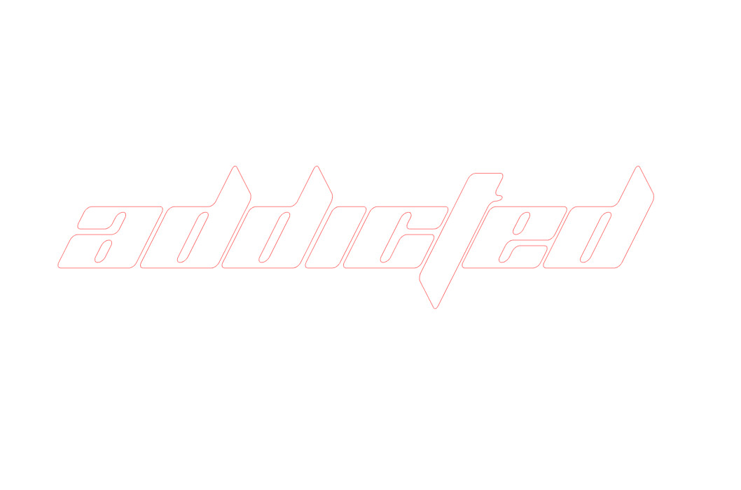 NEON VS MONO MEDIUM ADDICTED STICKER