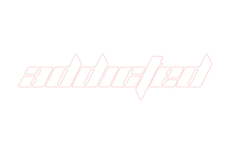 NEON VS MONO MEDIUM ADDICTED STICKER