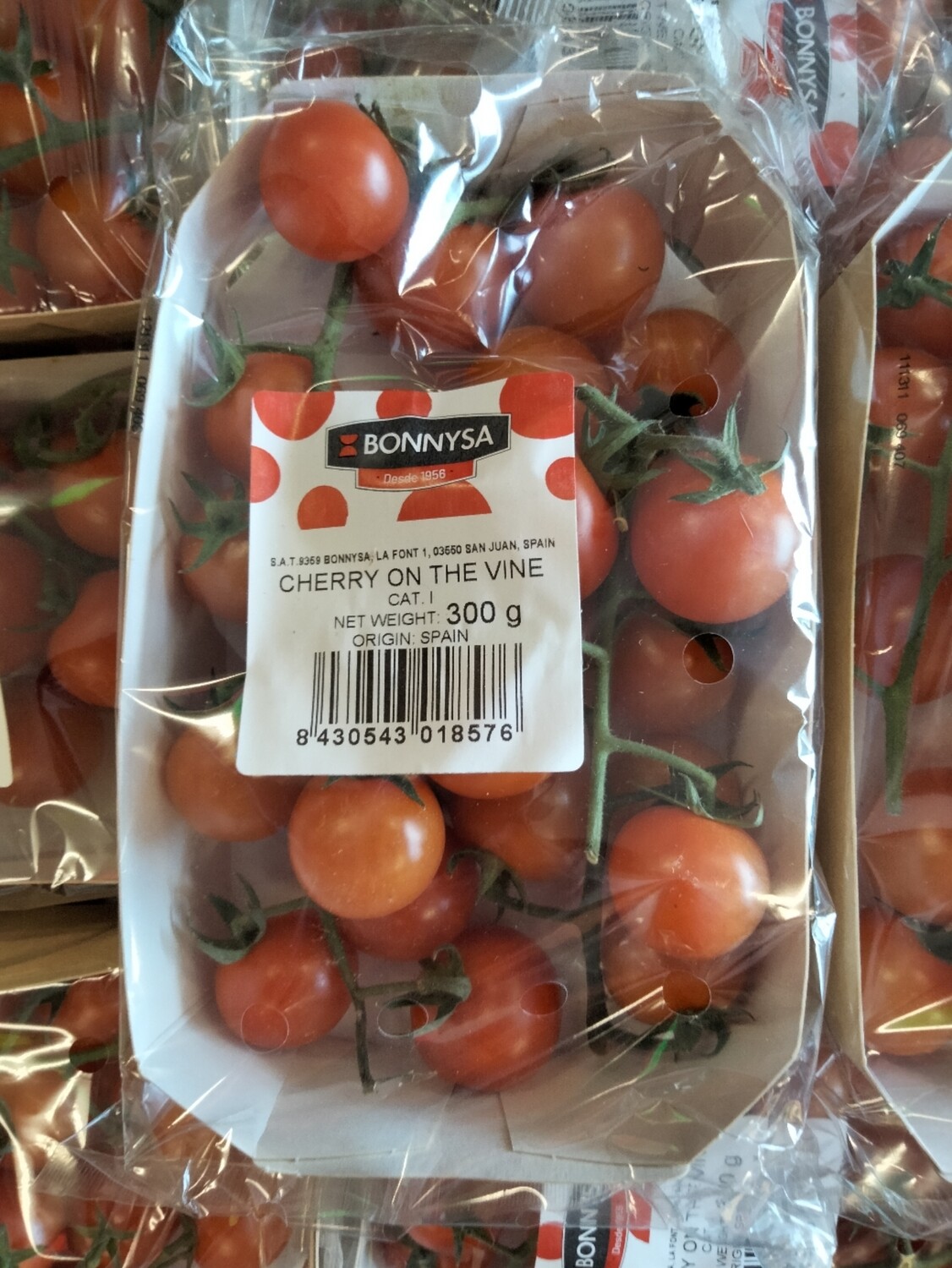 Prepacked Cherry Vine Tomatoes