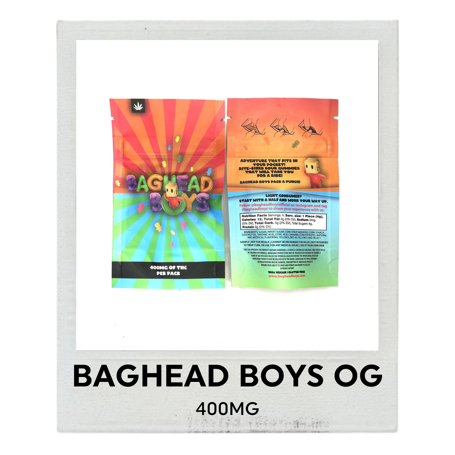 Baghead Boys (4pcx100mg / 400mg)