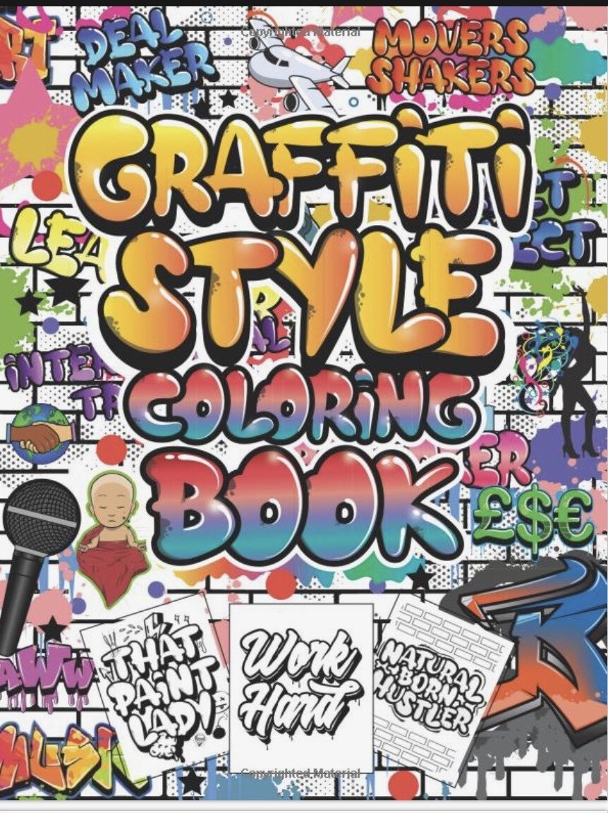 Graffiti Style Coloring Book