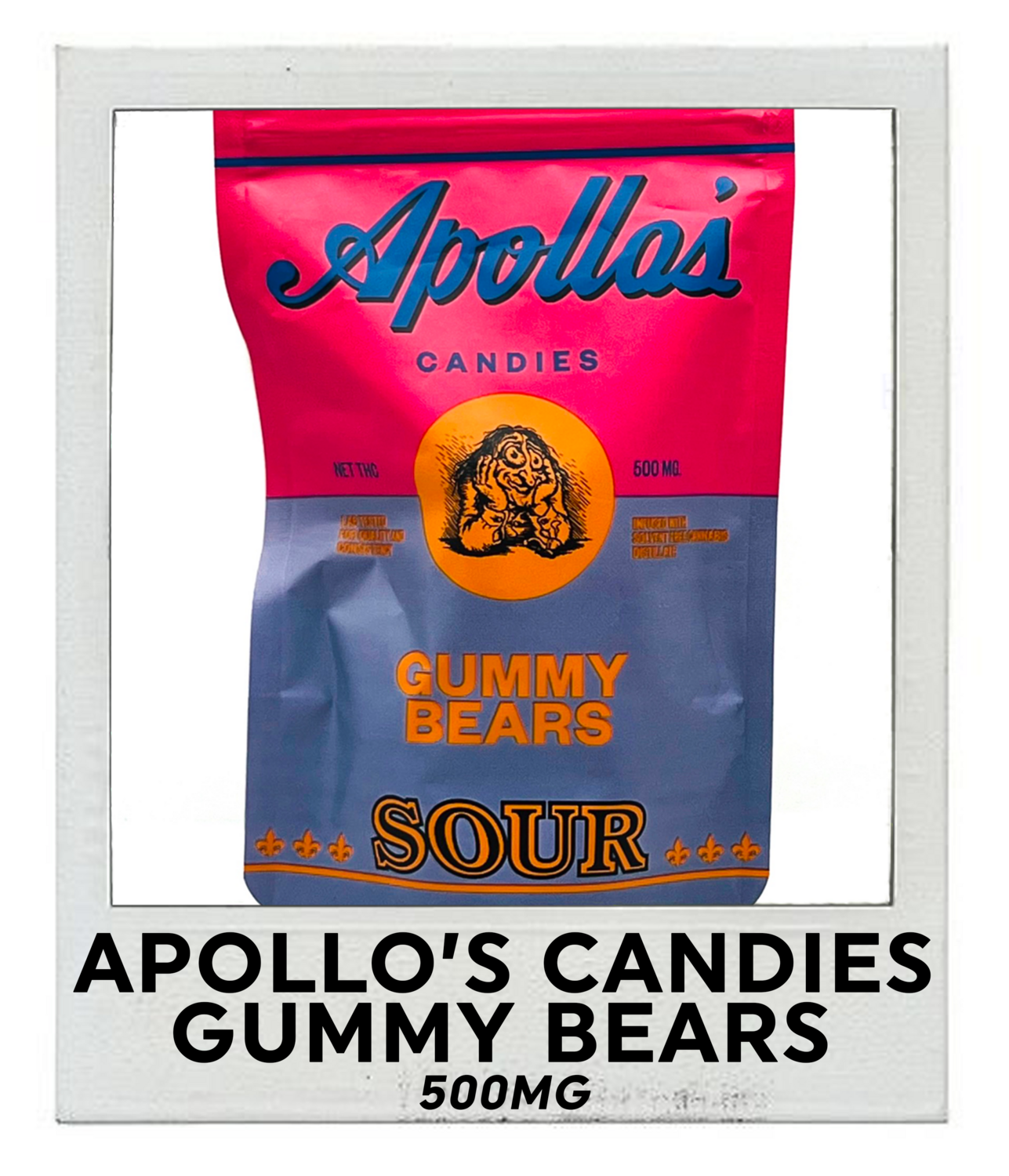 Apollo’s Candies Gummy Bears             (15pc/33mg | 500mg)
