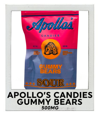 Apollo’s Candies Gummy Bears             (15pc/33mg/ 500mg)