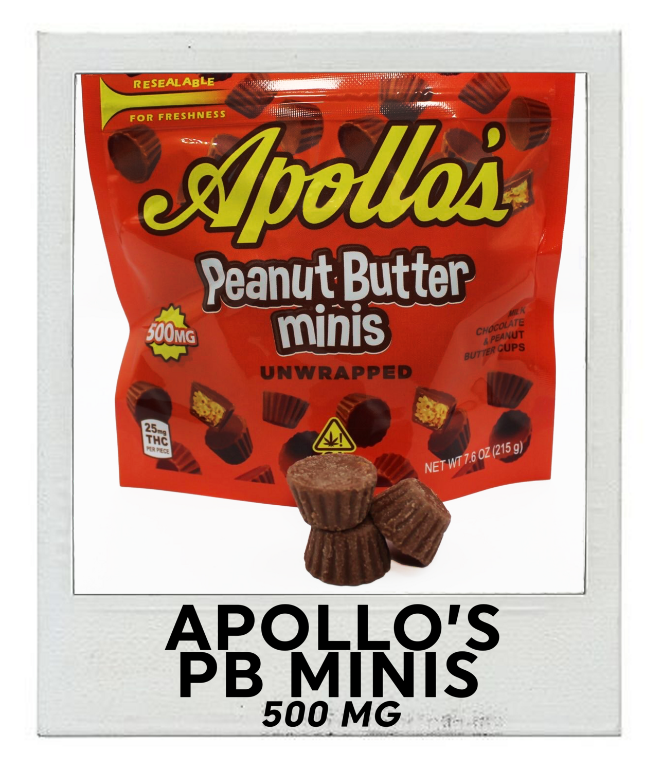 Apollo's Peanut Butter Cups (20pc/25mg | 500mg)