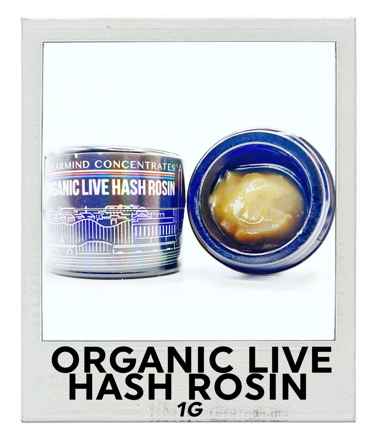 Clearmind Concentrates Organic Live Hash Rosin (1G)