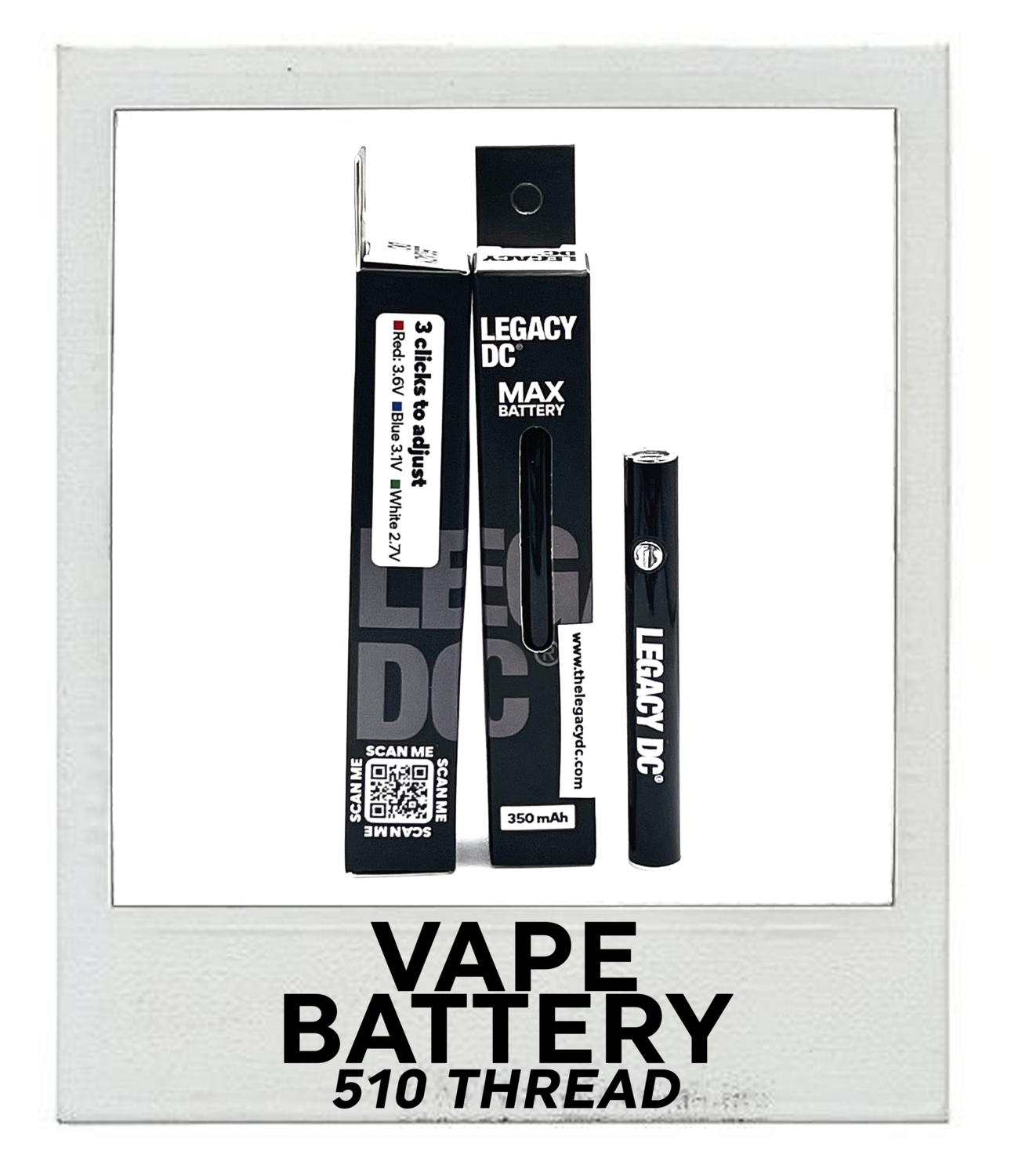 Legacy DC Vape Battery (Battery Only)