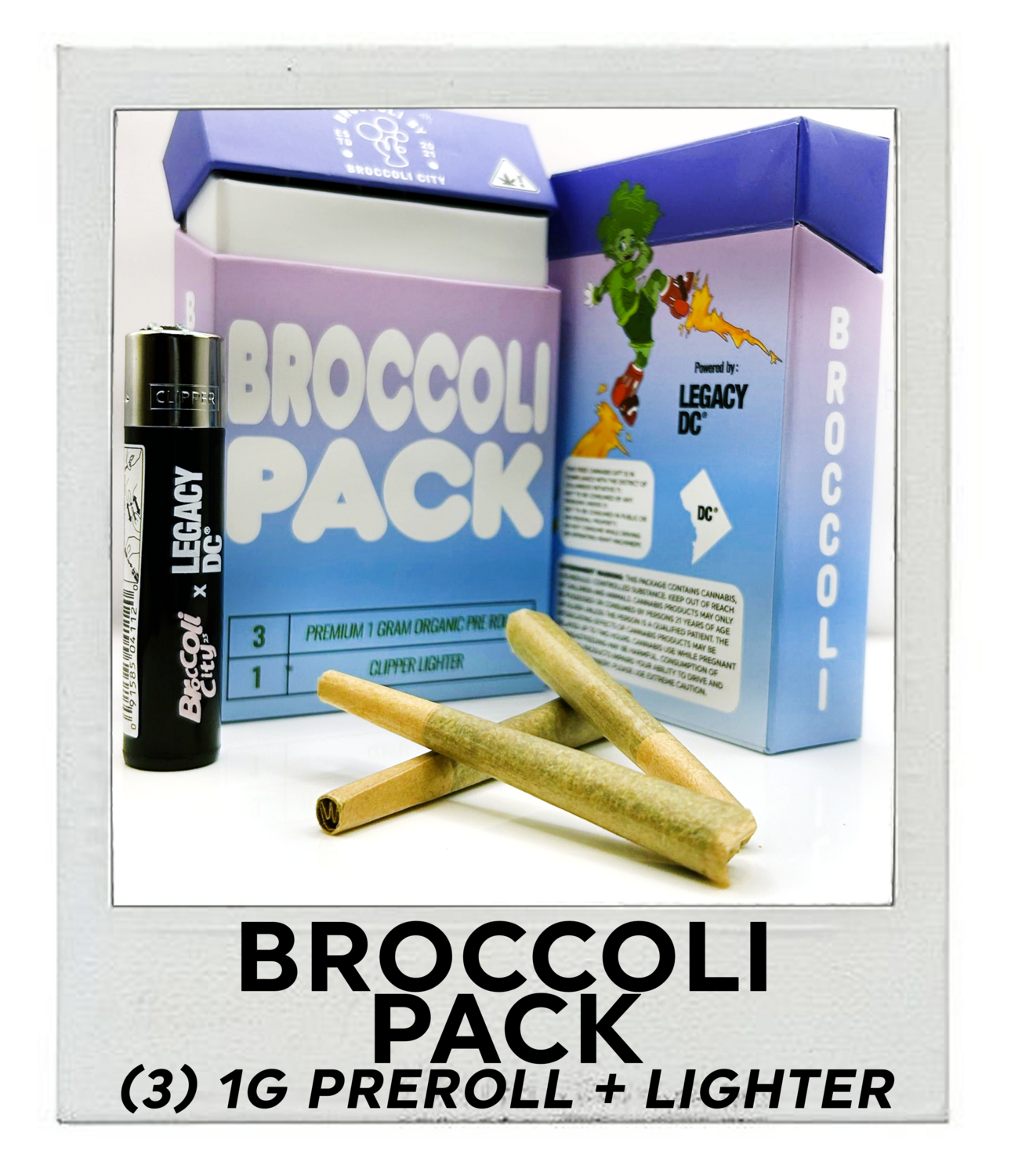 Broccoli Preroll Pack (3pk)