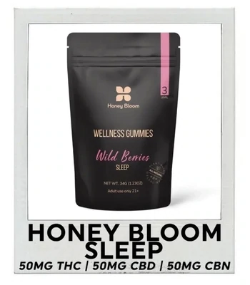 Honey Bloom Level 3 (Sleep) Cannabis Infused Gummies