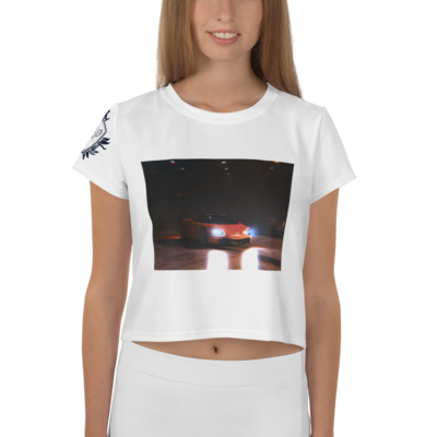 McLaren And Phoenix Print Crop Top Style