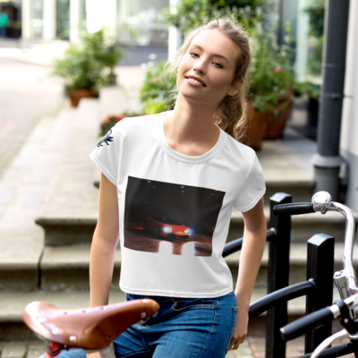 McLaren And Phoenix Print Crop Top Style