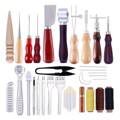 Kit De Costura y Herramientas para Arte en Cuero.