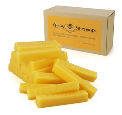 Barras de Cera de Abejas 28gr de cera orgánica de grado cosmético.