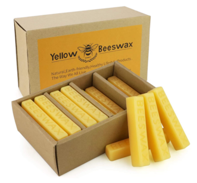 Barras de Cera de Abejas 28gr de cera orgánica de grado cosmético.