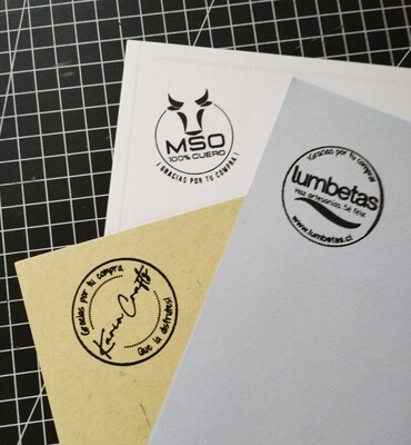 Timbre auto entintado para tu Logotipo Personalizado