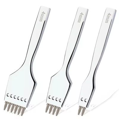 Perforador Sacabocado Circular Tipo Tenedor 3 unidades de 4mm