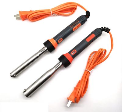 Cautín 220v para estampación en caliente de sello o logotipo de cobre sobre cuero.