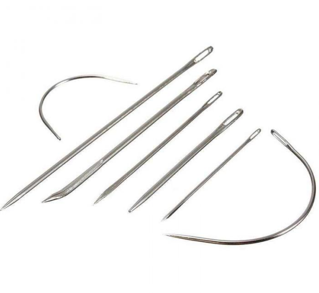 Set de Siete Agujas para Costura en Cuero, Telas, Tapices Set de Siete Agujas para Costura en Cuero, Telas, Tapices