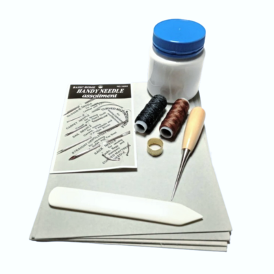 Kit Para Encuadernación, Plegadera, Punzón, Hilos, Agujas, Cartón. Kit Para Encuadernación, Plegadera, Punzón, Hilos, Agujas, Cartón.