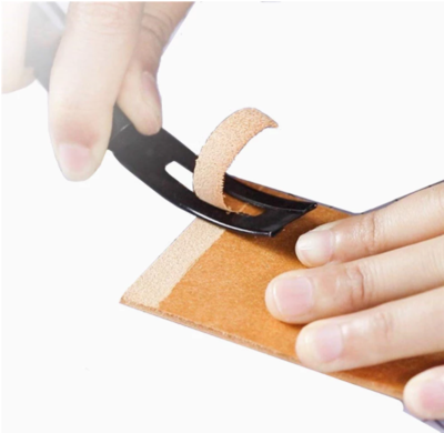 Adelgazador, descarnador, cuchillo para cueros.