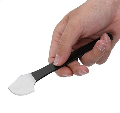 Cuchillo para cortar cuero, Skiving, afilado con mango integrado.