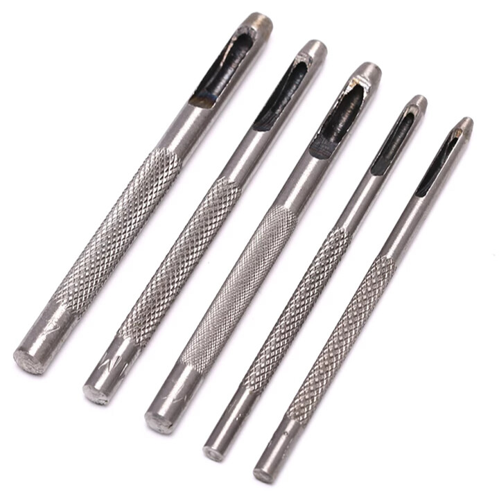 Perforadoras Sacabocados para Cuero Conjunto de 5 unidades