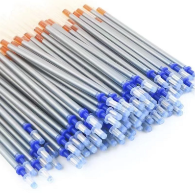 Marcador de Cuero Borrable con Tapa. Lápiz y 4 repuestos.