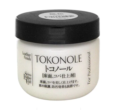 Seiwa Tokonole - Goma para terminación de cuero. Transparente.